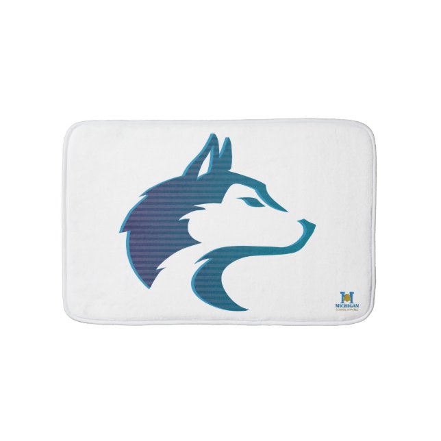 Alfombrilla De Baño Breckenridge Huskies #3 (Anverso)