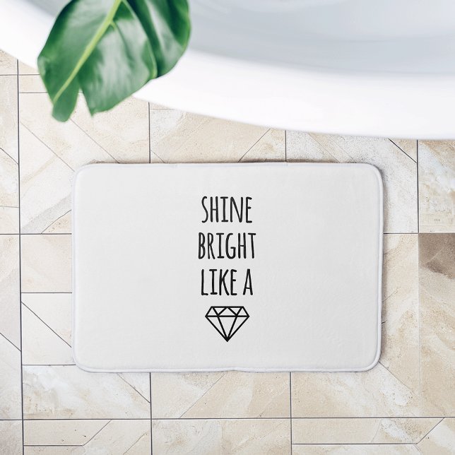Alfombrilla De Baño Brillante brillante como una barba de diamantes (Subido por el creador)