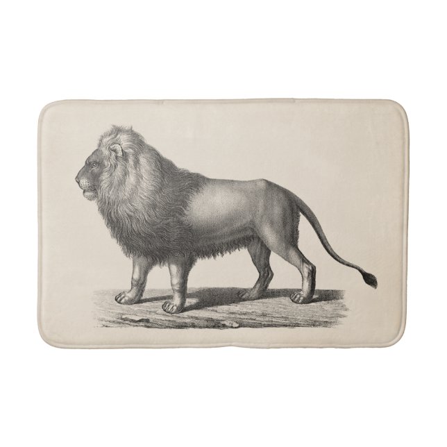 Alfombrilla De Baño Brodtmann Lion Sketch (Anverso)