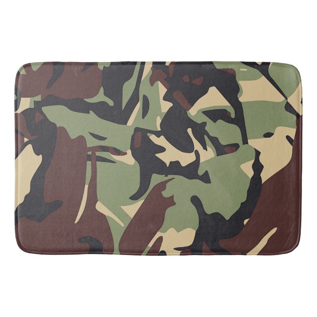 Alfombrilla De Baño Brown Camou (Anverso)