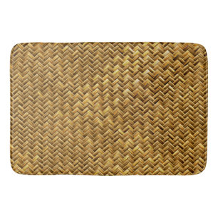 Alfombrilla De Baño Brown medio Baskeweave natural