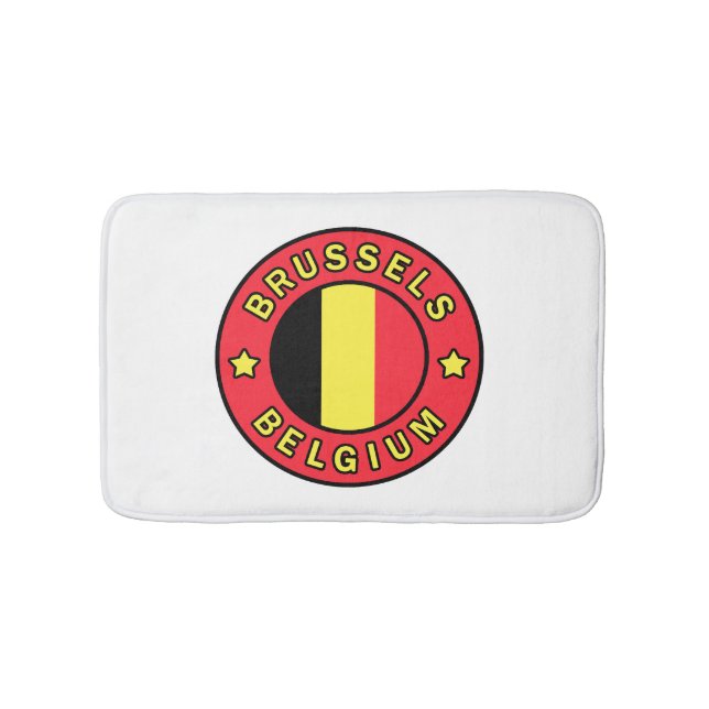 Alfombrilla De Baño Bruselas Bélgica (Anverso)