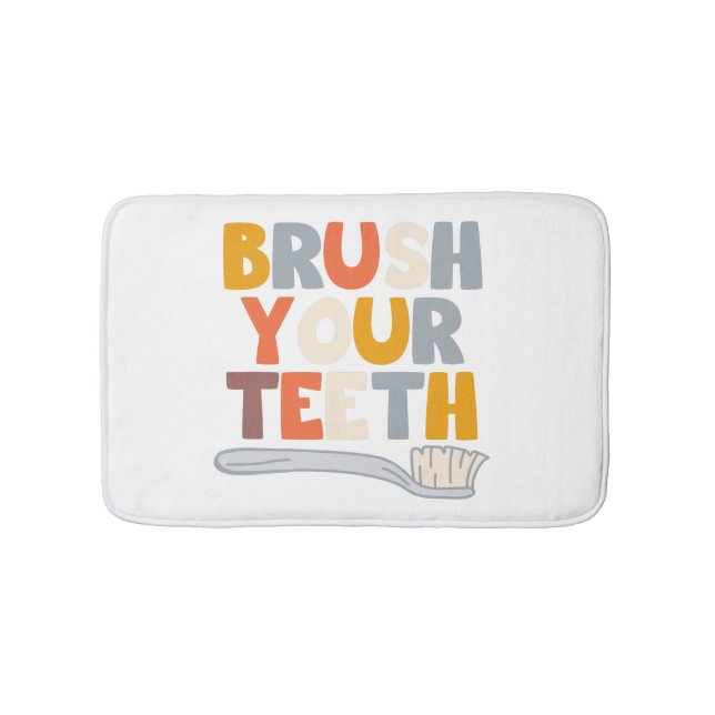 Alfombrilla De Baño Brush your teeth (Anverso)