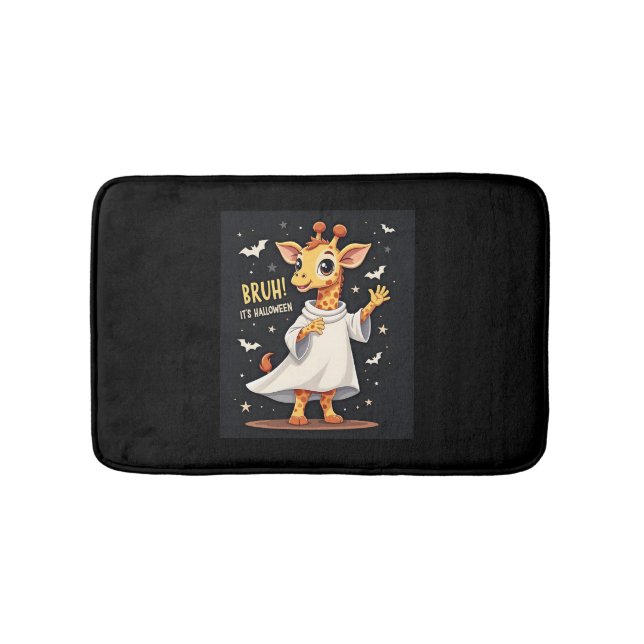 Alfombrilla De Baño Bruto es Halloween Gracioso fantasma de Dabbing Gi (Anverso)