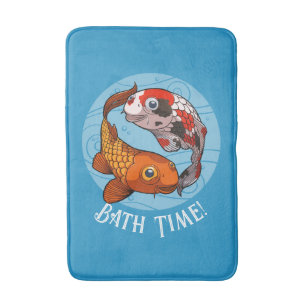 Alfombrilla De Baño ¡Buen tiempo de baño de carpas de Koi! Personaliza