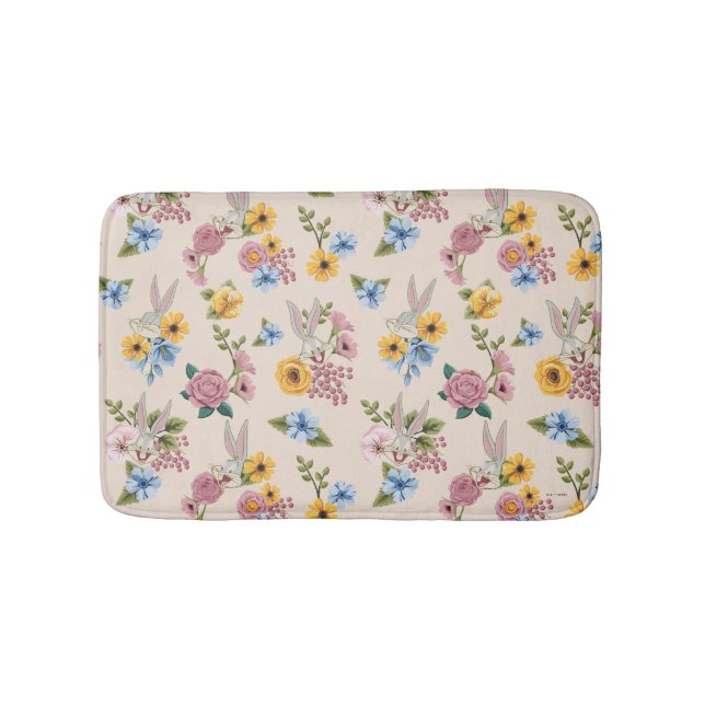 Alfombrilla De Baño BUGS BUNNY™ Floral Embroidery Pattern (Anverso)