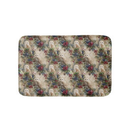 Alfombrilla De Baño Búho Floral Encantador