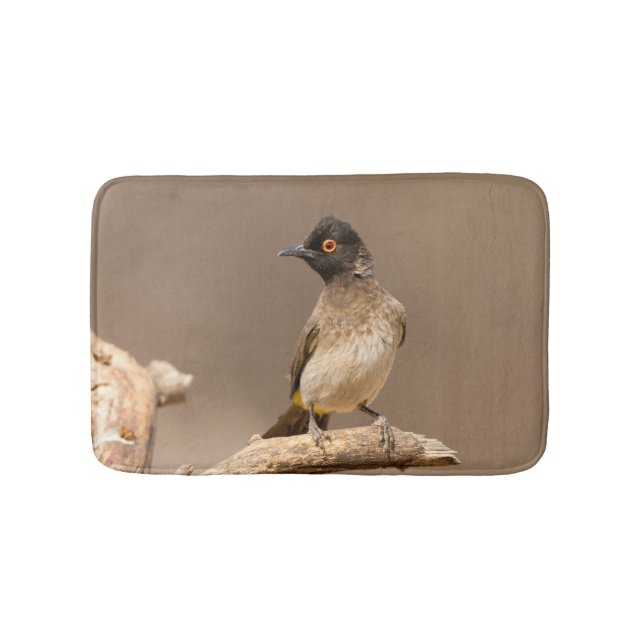 Alfombrilla De Baño Bulbul rojo africano (Anverso)