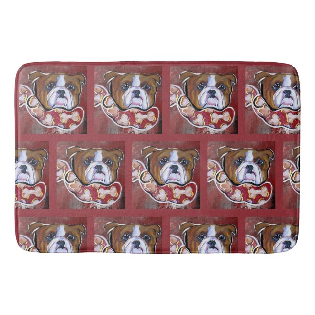 Alfombrilla De Baño  Bulldog     (Anverso)