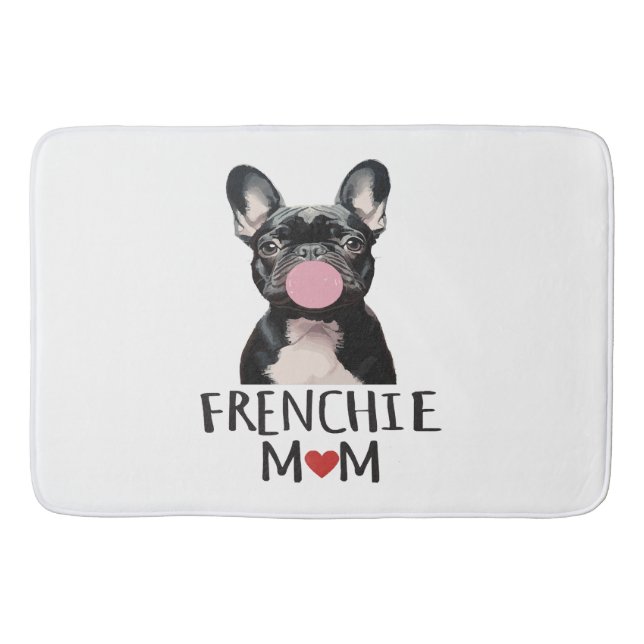 Alfombrilla De Baño Bulldog francés adorable (Anverso)