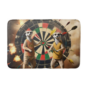 Alfombrilla De Baño Bullseye Burrow: Liga Meerkat Dart,