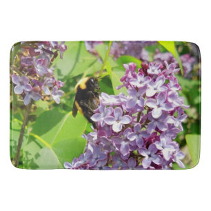Alfombrilla De Baño Bumblebee On Lilac cerca de djoneill