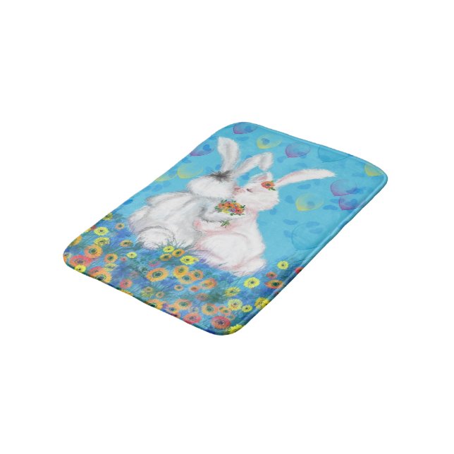 Alfombrilla De Baño Bunny Bath Mat Gift (Angular)