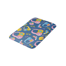 Alfombrilla De Baño Bunter Musikmix en rosa, blau, gelb