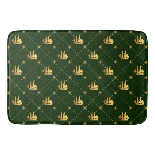 Alfombrilla De Baño Buque de oro (Anverso)