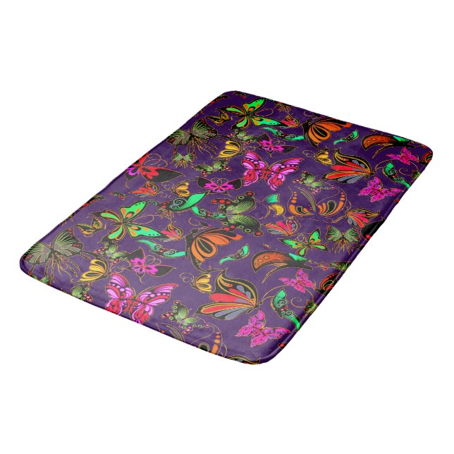 Alfombrilla De Baño Butterflies Bath Mat (Angular)