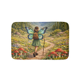 Alfombrilla De Baño Butterfly Fairy Mountain Hiker | Fairycore Flower