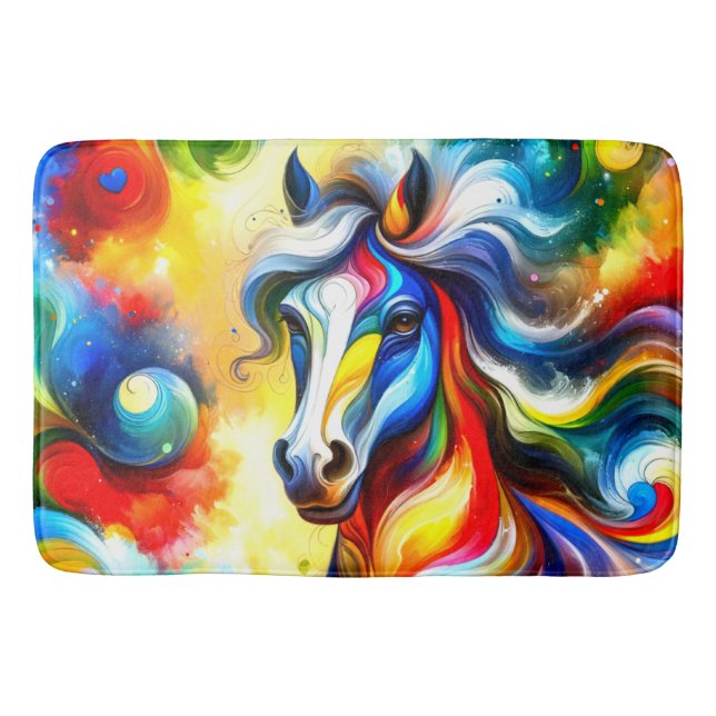 Alfombrilla De Baño Caballo Artsy (Anverso)