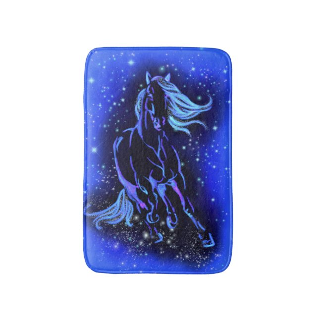 Alfombrilla De Baño Caballo en marcha (Frente vertical)