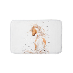 Alfombrilla De Baño Caballo majestuoso del Palomino por Bihrle