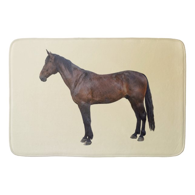 Alfombrilla De Baño Caballo Morgan de Perfil (Anverso)