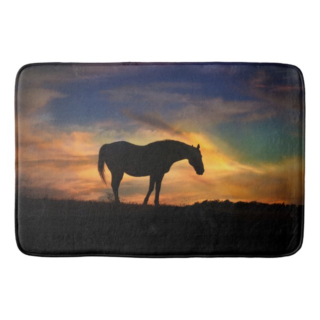 Alfombrilla De Baño Caballo suroeste Bath Mat (Anverso)
