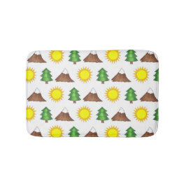 Alfombrilla De Baño Cabaña de camping de montaña Sunshine Camping