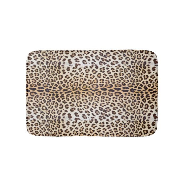 Alfombrilla De Baño Cabello leopardo (Anverso)