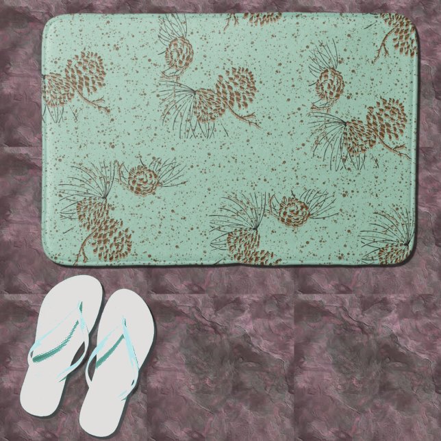 Alfombrilla De Baño Cabina de Pinecones (Subido por el creador)