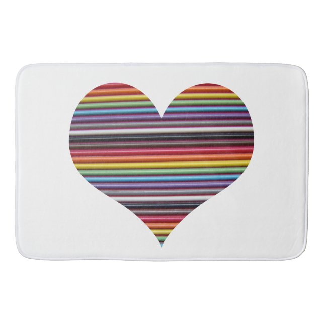 Alfombrilla De Baño Cable de cinta arco iris (Anverso)