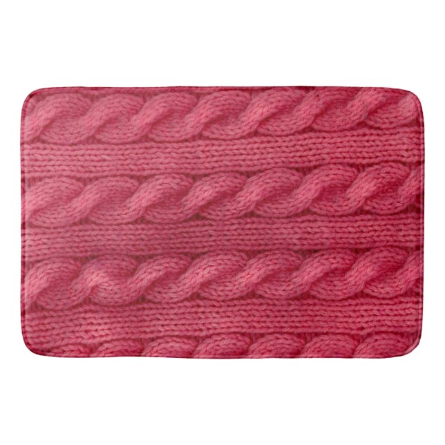 Alfombrilla De Baño Cables de punto (Anverso)