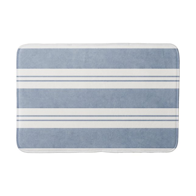 Alfombrilla De Baño Cabo Cod Azul (Anverso)