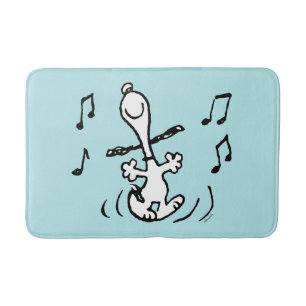 Alfombrilla De Baño Cacahuetes Baile Snoopy