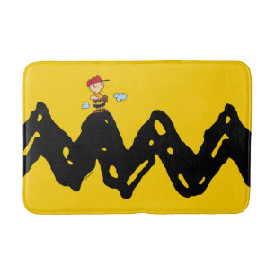 Alfombrilla De Baño Cacahuetes Béisbol Charlie Brown