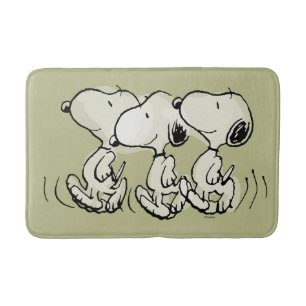 Alfombrilla De Baño Cacahuetes Escala de Snoopy