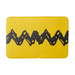 Alfombrilla De Baño Cacahuetes   La camiseta Zig-Zag de Charlie Brown