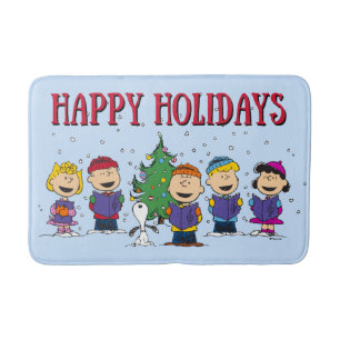 Alfombrilla De Baño Cacahuetes Navidades Caroling