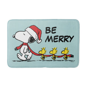Alfombrilla De Baño Cacahuetes   Snoopy & Friends Winter Scarf