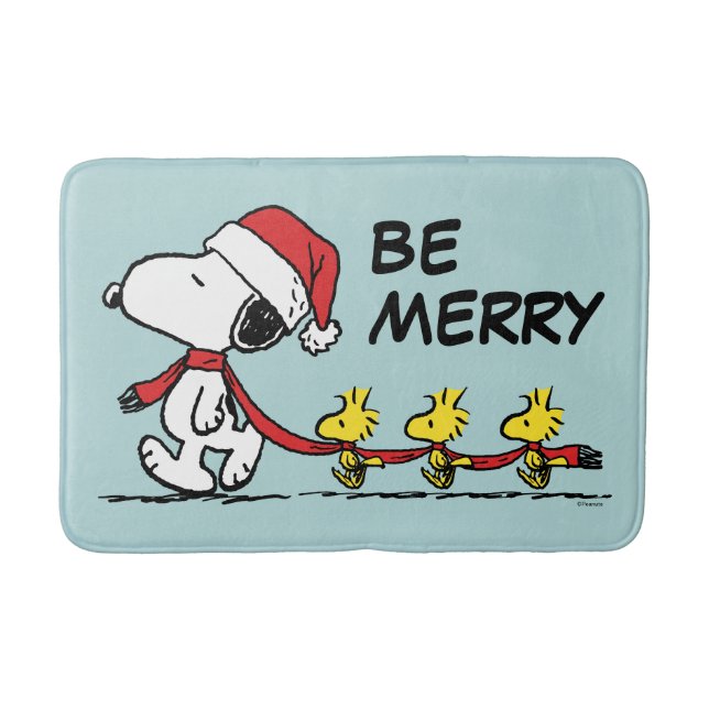 Alfombrilla De Baño Cacahuetes | Snoopy & Friends Winter Scarf (Anverso)