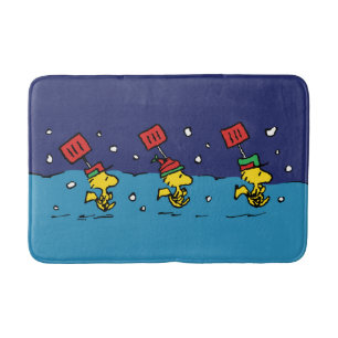 Alfombrilla De Baño Cacahuetes   Woodstock Snow Shovel Team