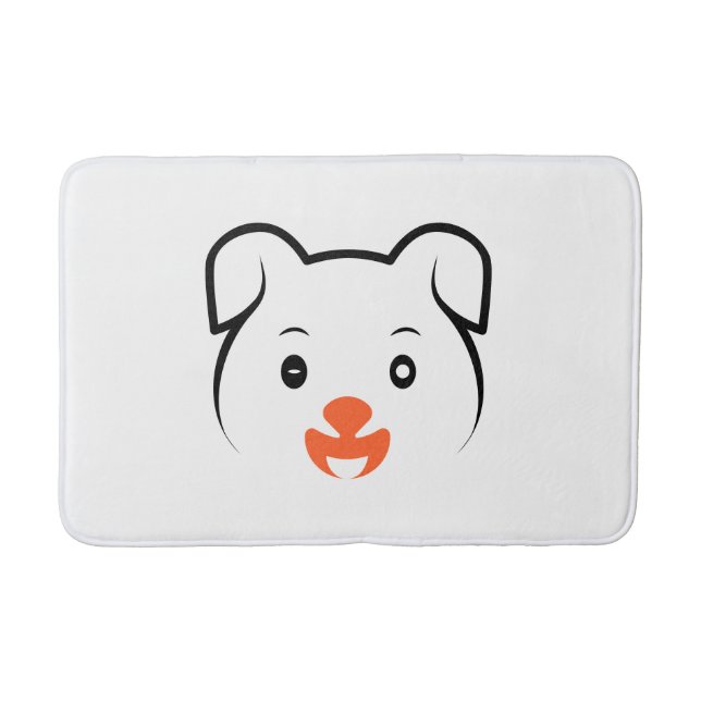 Alfombrilla De Baño Cachorro de cachorros (Anverso)