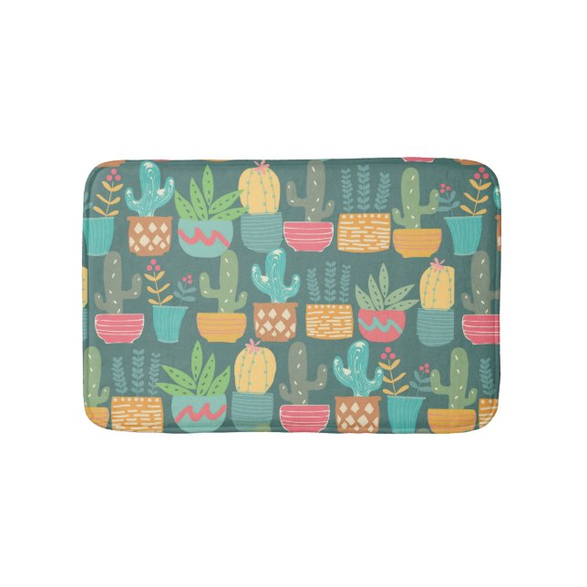 Alfombrilla De Baño Cactus Loco (Anverso)