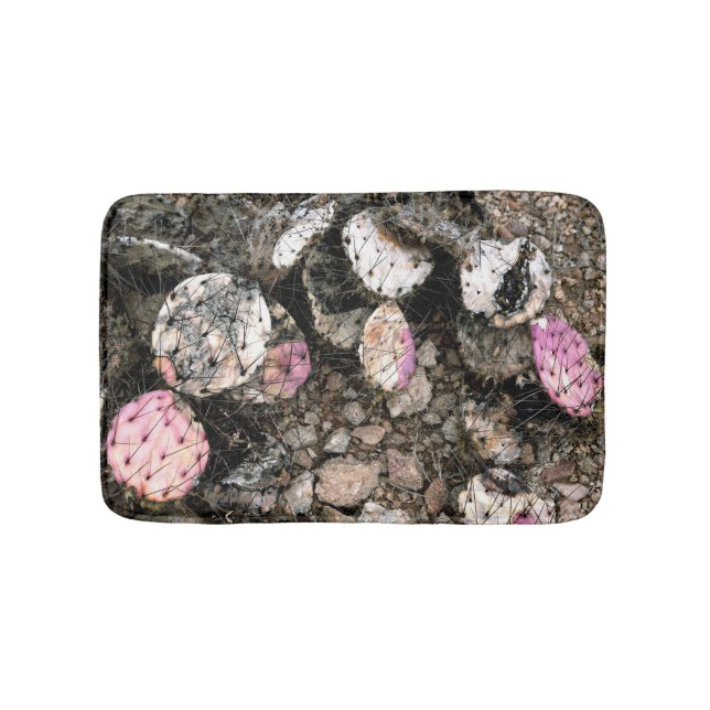 Alfombrilla De Baño Cactus Rosa Muerto (Anverso)