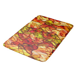 Alfombrilla De Baño Cadenas cruzadas ocultas bajo tela de tela de tela