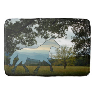 Alfombrilla De Baño Cades Cades Blue Ridge Horse