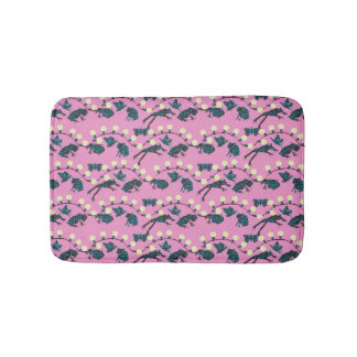 Alfombrilla De Baño Café Rana Arbolada Rosa