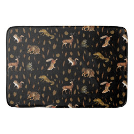 Alfombrilla De Baño Caída Animales Forestales Otoño Sale Decoración Ca