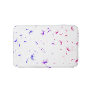 Alfombrilla De Baño Caída de Dandelion Semillas Orgullo Bisexual
