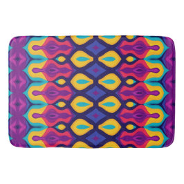 Alfombrilla De Baño Caída de las mareas pop del retro