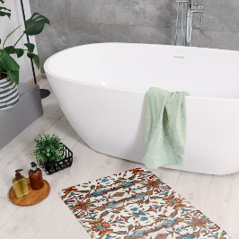 Alfombrilla De Baño Caída fabulosa y azul